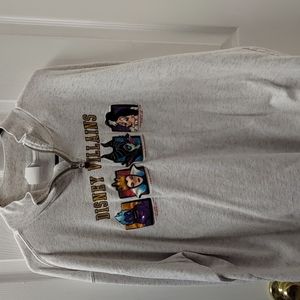 Quarter zip pullover Disney villains